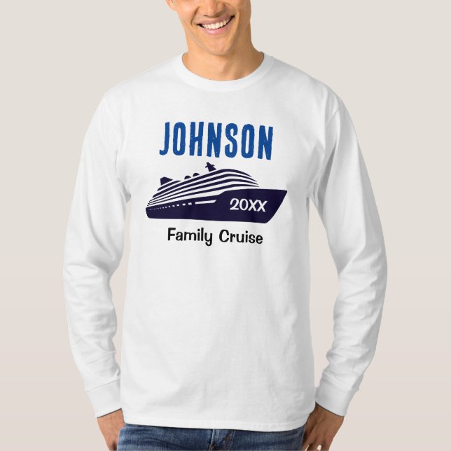 Camisa de manga longa para homens navio de cruzeir (Frente)