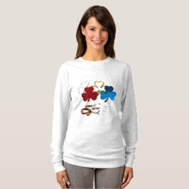 Camisa de Mangas Longas Shamrocks
