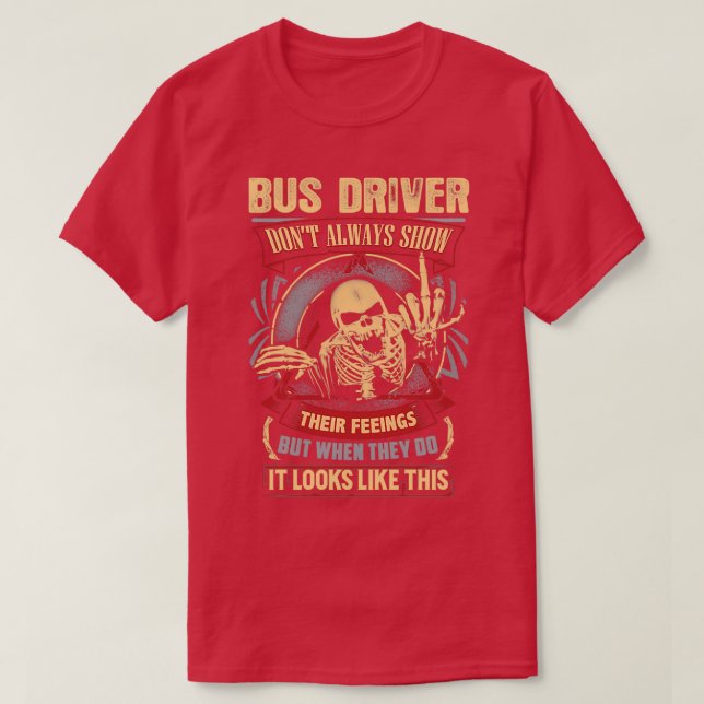 Camisa de Maquinista de Ônibus (Frente do Design)