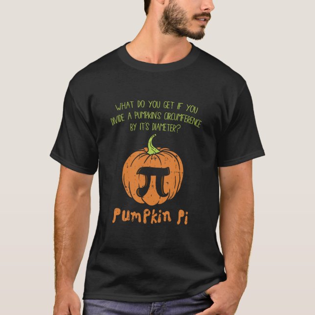 Camisa de Matemática de Torta de Abóbora, Dia das  (Frente)