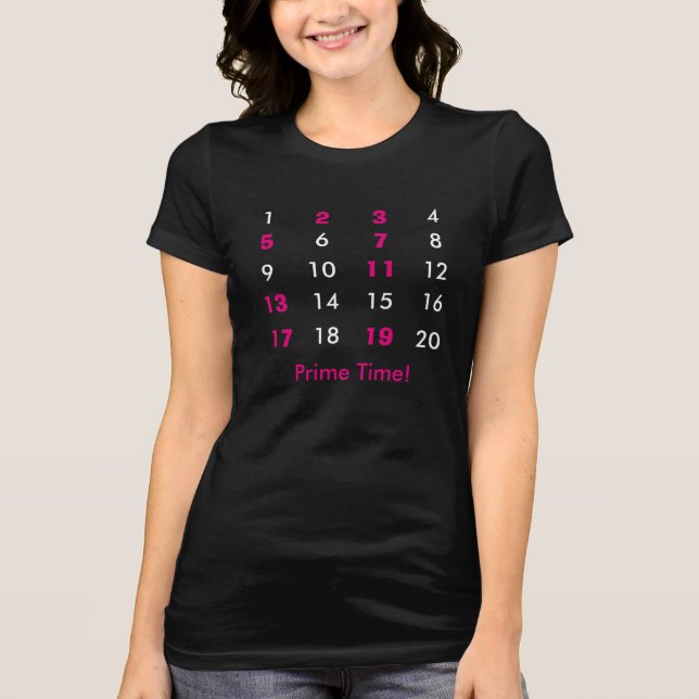 Camisa de Matemática Prime Time (Frente)