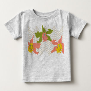 camisa de matéria têxtil da orquídea