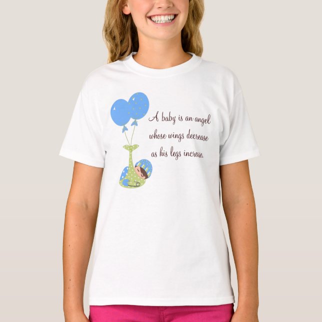 Camisa de Maternidade do Bebê (Frente)