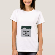 Camisa de Maternidade "Nativo no Conselho" - Placa