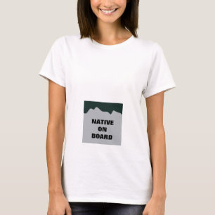 Camisa de Maternidade "Nativo no Conselho" - Placa