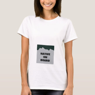 Camisa de Maternidade "Nativo no Conselho" - Placa
