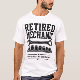 Camisa de Mecânico Aposentado - Finalmente Consert