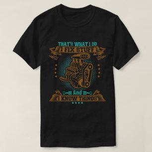 Camisa de Mecânico de Motor Vintage Conserta Coisa