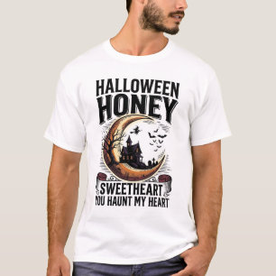 Camisa de Mel de Halloween Doce Design de Amor Ass