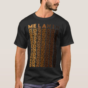 Camisa de Melanina, Xadrez-leopardo, para Mulheres