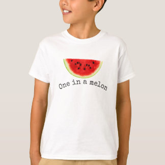 Camisa de melão de verão infantil "um em um melão"