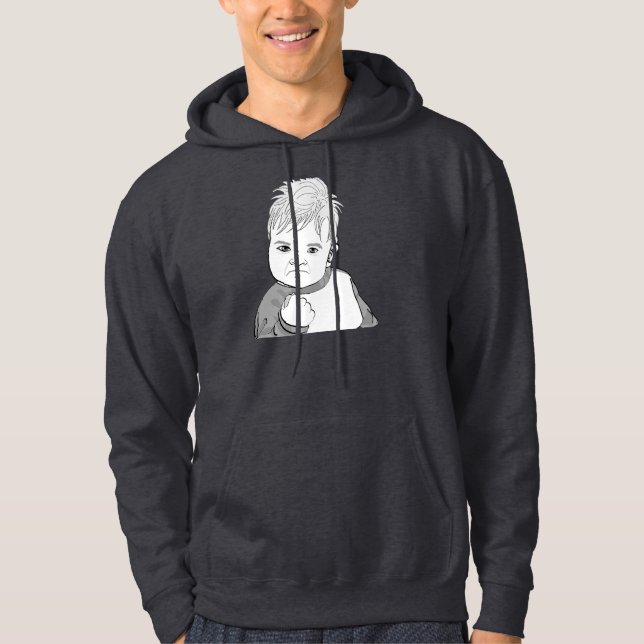 Camisa de Meme do miúdo do sucesso (Frente)