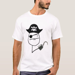 Camisa de Meme do póquer do pirata