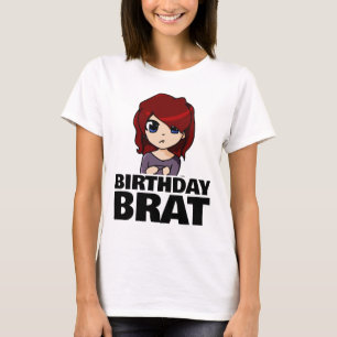 CAMISA DE MENINA BIRTHDAY BRAT