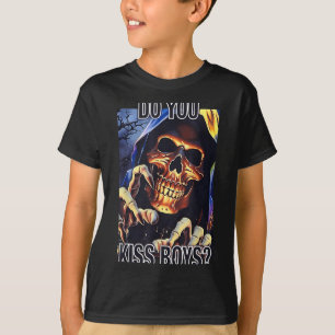 Camisa de Menino Beijo Arco-íris Ceifador Esquelet