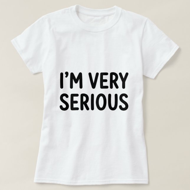Camisa de Mentira Branca de Volei Engraçada Eu Sou (Frente do Design)