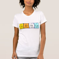Camisa de mesa periódica Cadhla