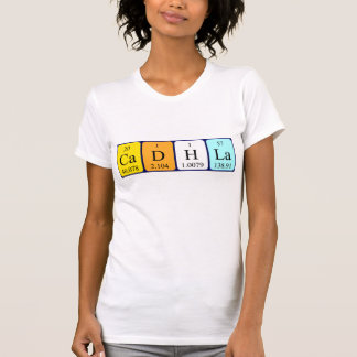 Camisa de mesa periódica Cadhla