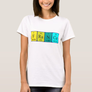 Camisa de mesa periódica França