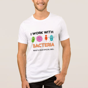 Camisa De Microbiologia Engraçada - 'Eu Brinco Com