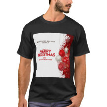 Camisa de moda personalizada da época de Natal