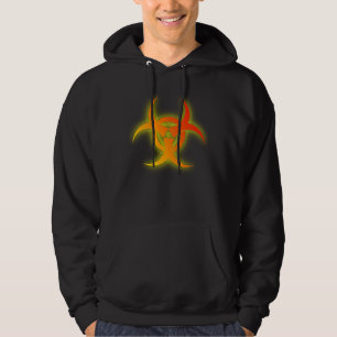 Camisa de Moletom Divertida de Perigo Biológico Hu