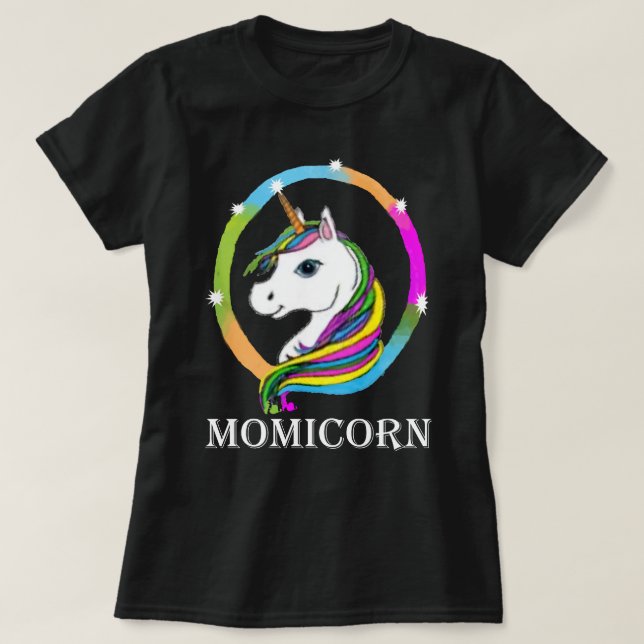 Camisa de Momicorn, presente para mães, mamã do (Frente do Design)