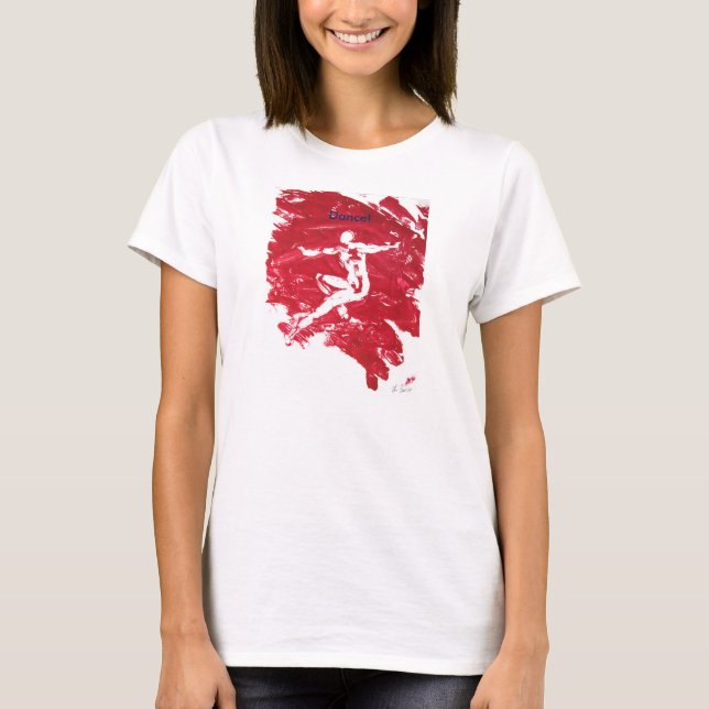 Camisa de Monoprint Red Dancer (Frente)