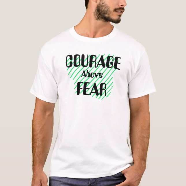 Camisa de Motivação "CORAGEM" (Frente)