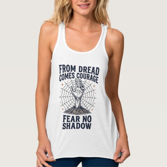 Camisa de Motivação de Horror com Citação de Corag (Frente)
