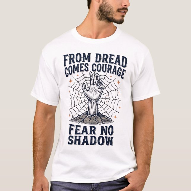 Camisa de Motivação de Terror com Citação de Corag (Frente)