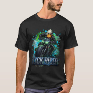 Camisa de Moto Cyber Pato 3D Duck Rider