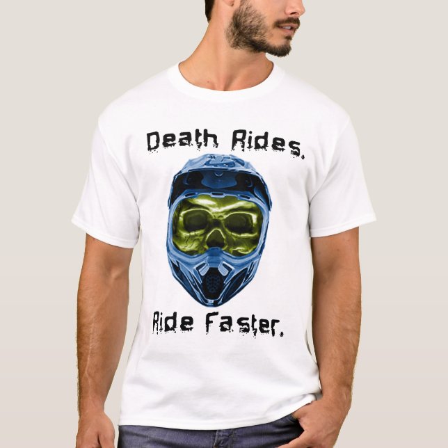 Camisa de Moto Off-Road - A Morte Cavalga (Frente)