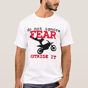 Camisa de Moto Off-Road - Não Ignore o Medo