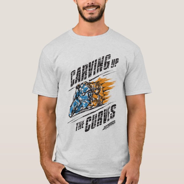 Camisa De Motocicleta esportiva Que Estica As Curv (Frente)
