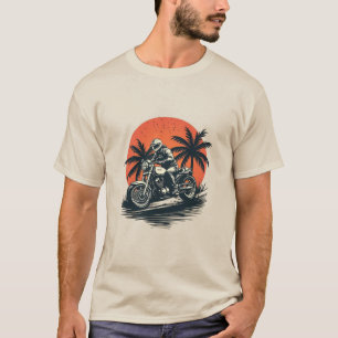 Camisa de motocicleta sunset masculino