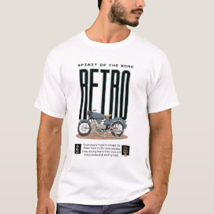 Camisa de Motociclista Retro – Espírito da Estrada