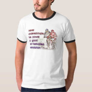 Camisa de Motocross de Dirt Bike Intimidação Frase
