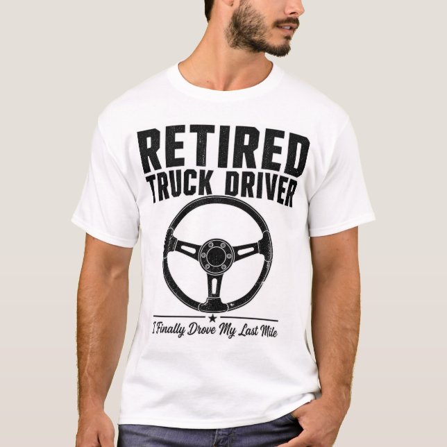 Camisa de Motorista de Caminhão Aposentado - Final (Frente)
