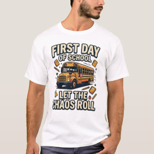 Camisa de Motorista de Ônibus do Primeiro Dia de A