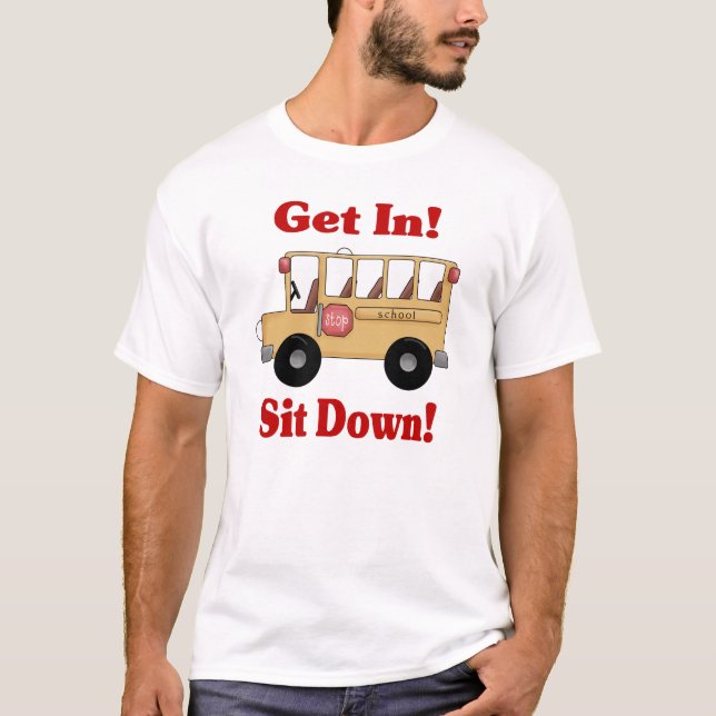 Camisa de Motorista de Ônibus Escolar (Frente)
