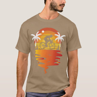 Camisa de mountain bike pôr do sol retrô anos 70 b