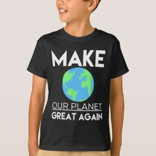 Camisa de Mudanças Climáticas - Tornar Nosso Plane