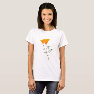 Camisa de Mulher da Califórnia Poppy