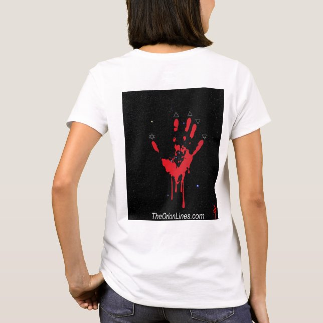 camisa de mulher de mão (Verso)