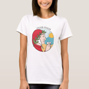 Camisa de mulher do Club Italia