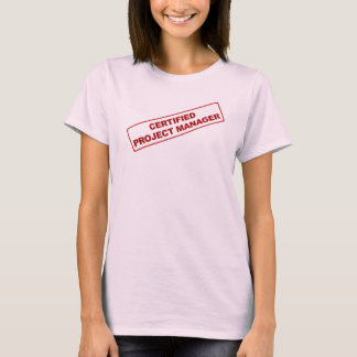 Camisa de mulher do gerente de projeto certificado