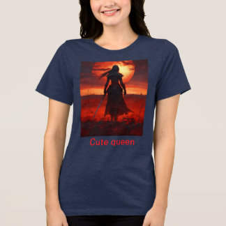 Camisa de mulher e camisa de rainha melhor