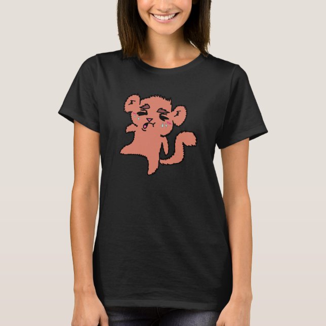 Camisa de Mulher Macaco Chorando  (Frente)