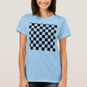 Camisa de Mulheres com Padrão de Verificador